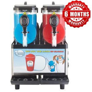 Image of Snowshock machine - two colours with warranty label