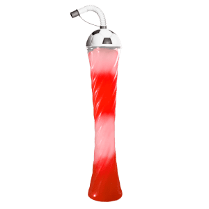 Snowshock Football Cup Black 350ml with Straw (Box 54)