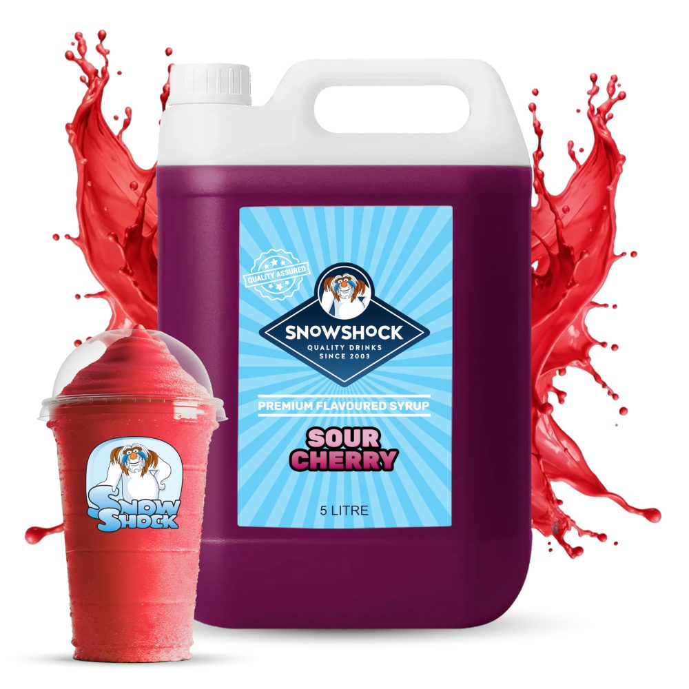 SnowShock Slush Syrup – Sour Cherry 5ltr