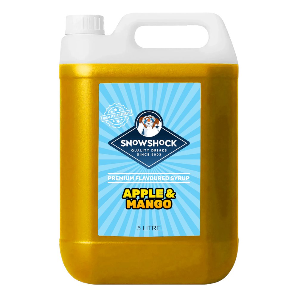 SnowShock Slush Syrup – Apple & Mango 5Ltr