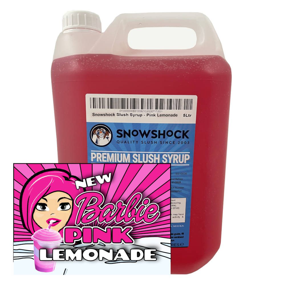 SnowShock Slush Syrup – Pink Lemonade 5Ltr