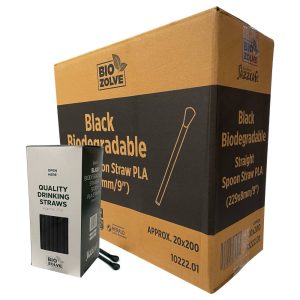 Black Bio straws case