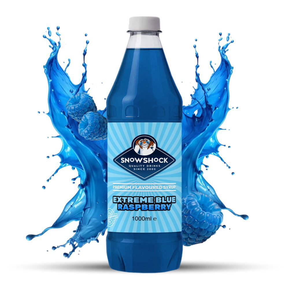 Snowshock Slush Syrup – Blue Raspberry 1Ltr