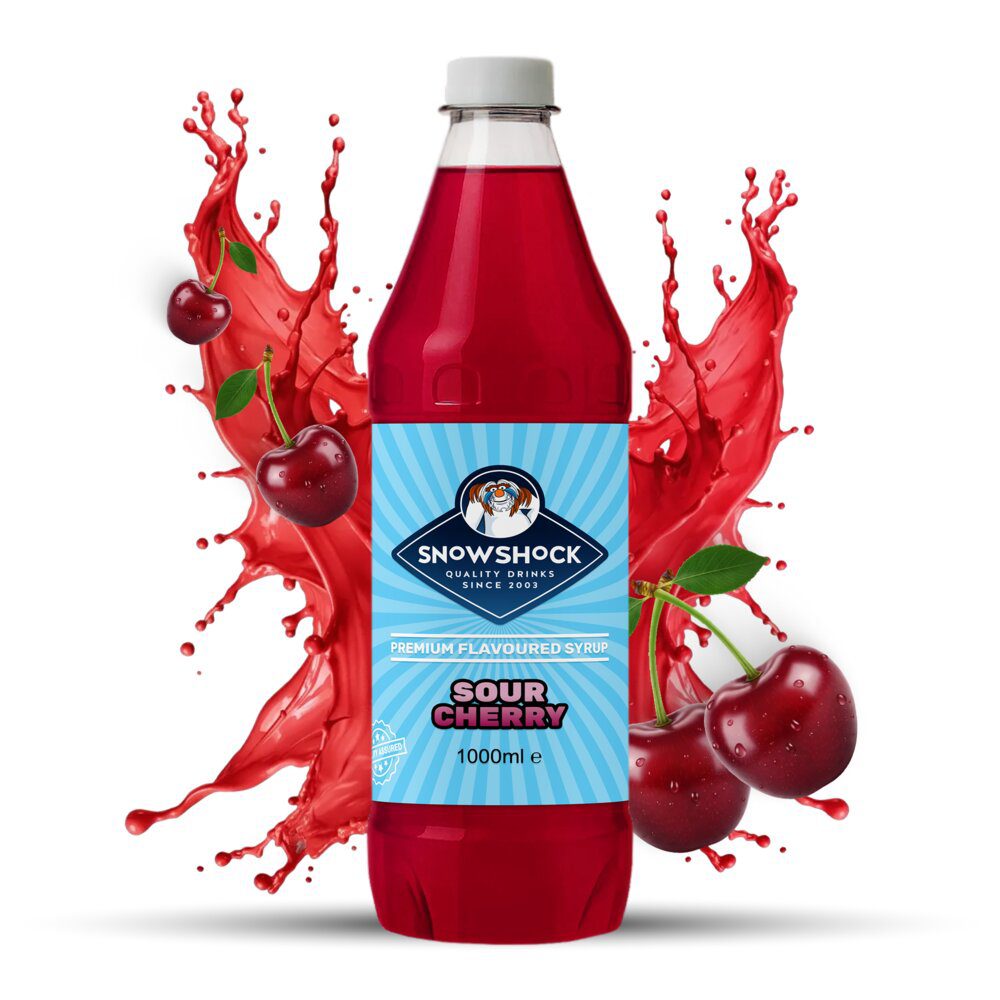 Snowshock Slush Syrup – Sour Cherry 1Ltr
