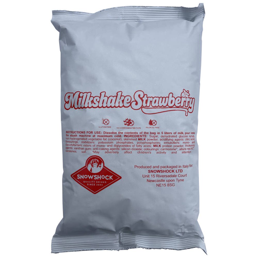 Snowshake Thickshake – Strawberry 10 x 1kg